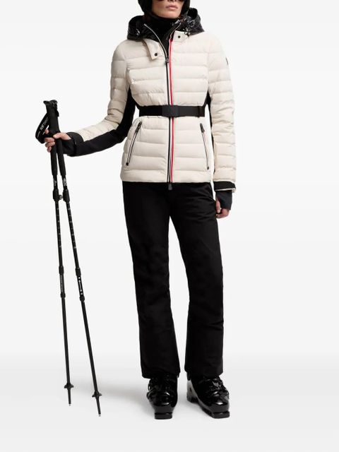 Moncler Grenoble padded hooded coat - Neutrals