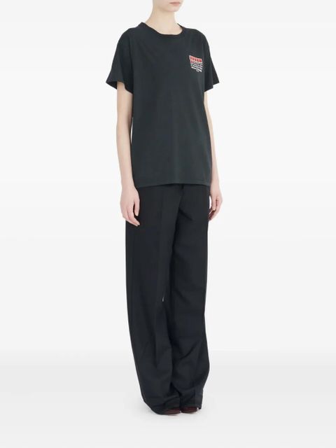 Maison Margiela Numbers-print T-shirt - Black