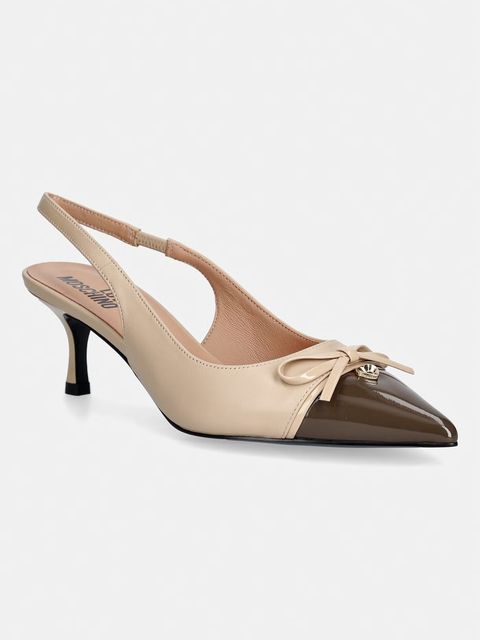 Love Moschino szpilki skórzane