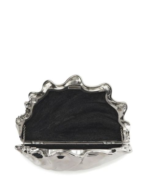 JW Anderson shell clutch - Silver