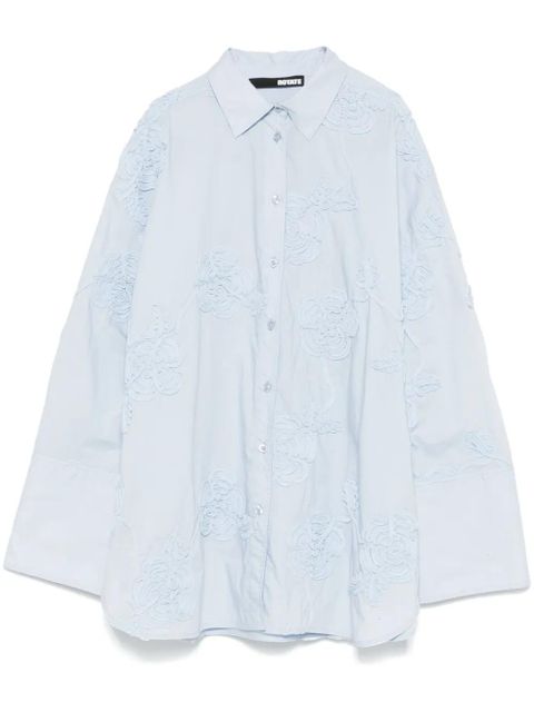 ROTATE BIRGER CHRISTENSEN flower shirt - Blue - zdjęcie produktu nr 1
