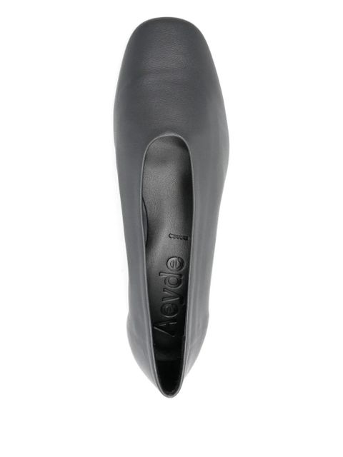 Aeyde Delia almond-toe pumps - Grey
