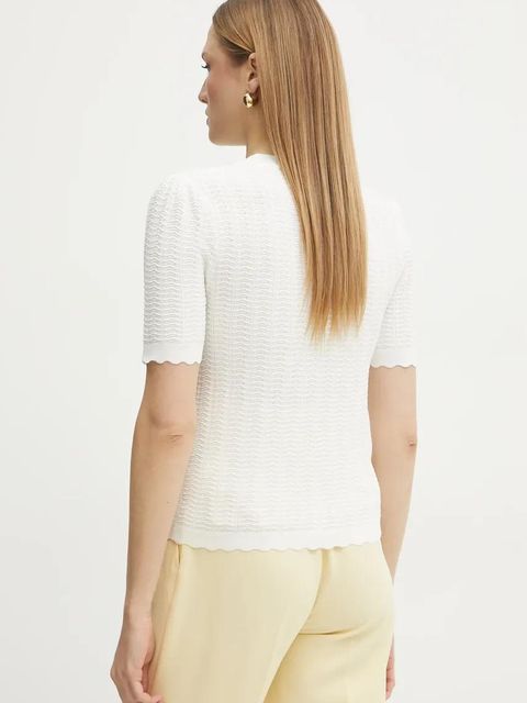 Morgan sweter MSEOUL damski kolor beżowy lekki MSEOUL