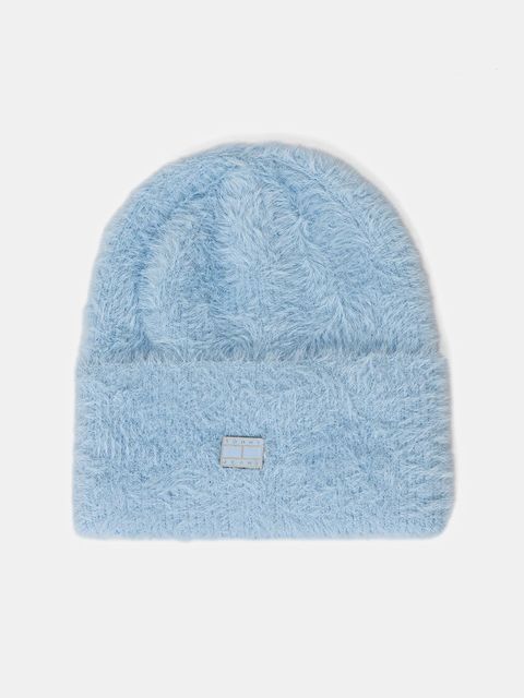 Tommy Jeans czapka kolor niebieski AW0AW17900 - zdjęcie produktu nr 1