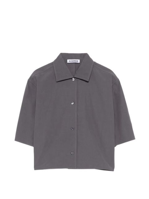 Jil Sander cropped shirt - Grey - zdjęcie produktu nr 1
