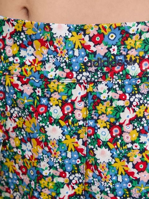 adidas Originals spódnica bawełniana Liberty kolor niebieski mini rozkloszowana JC7774