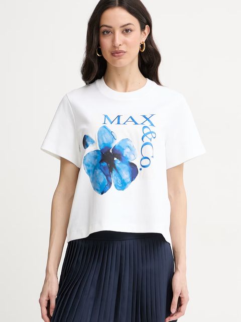 Max&Co. T-shirt damski bawełniany MCOMAMBO - zdjęcie produktu nr 1