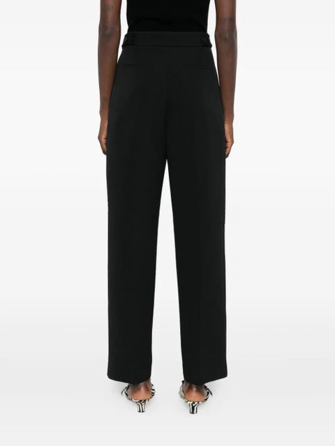 The Frankie Shop pleated buttoned trousers - Black