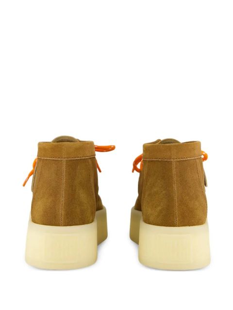 Miu Miu platform ankle boots - Brown