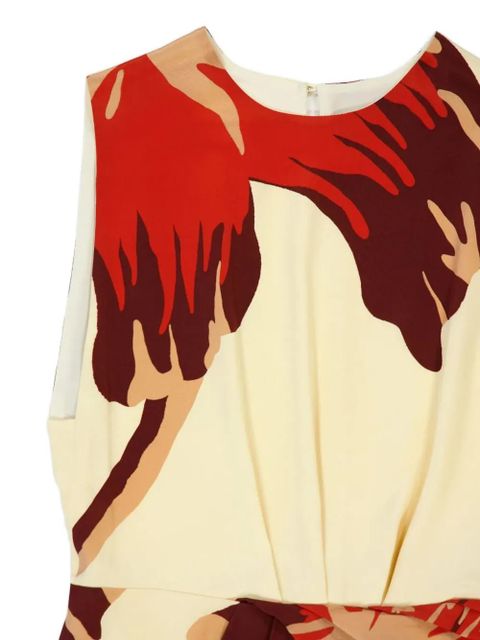 Johanna Ortiz Odyssey floral-print midi dress - Neutrals