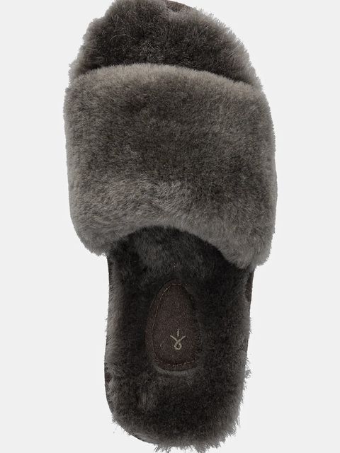 Emu Australia kapcie wełniane Mckay kolor zielony W13088