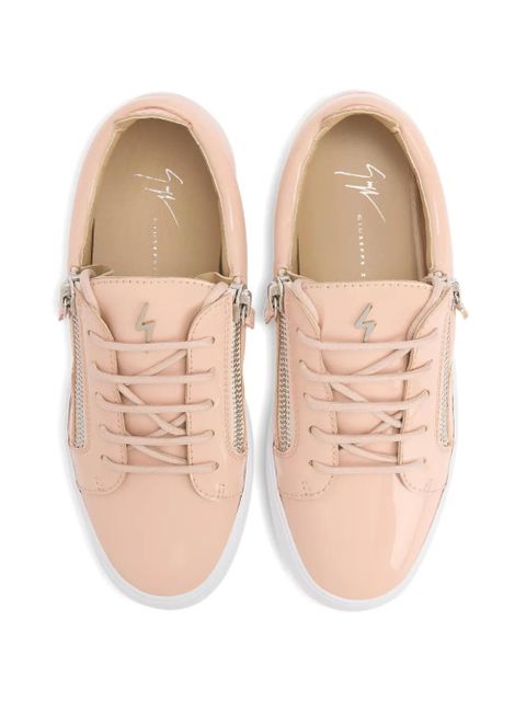 Giuseppe Zanotti side zip gail sneakers - Pink