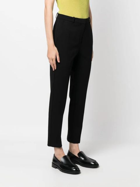PINKO high-waisted cropped trousers - Black