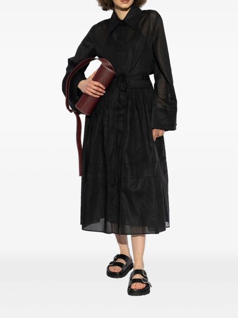 Jil Sander leather sandals - Black