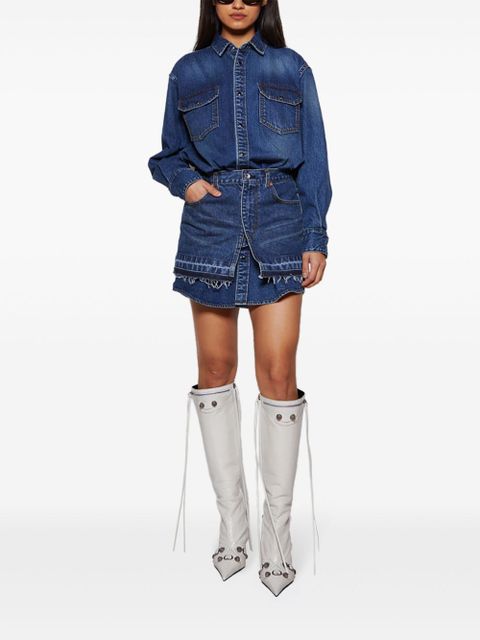 Balenciaga Cagole point-toe boots - White