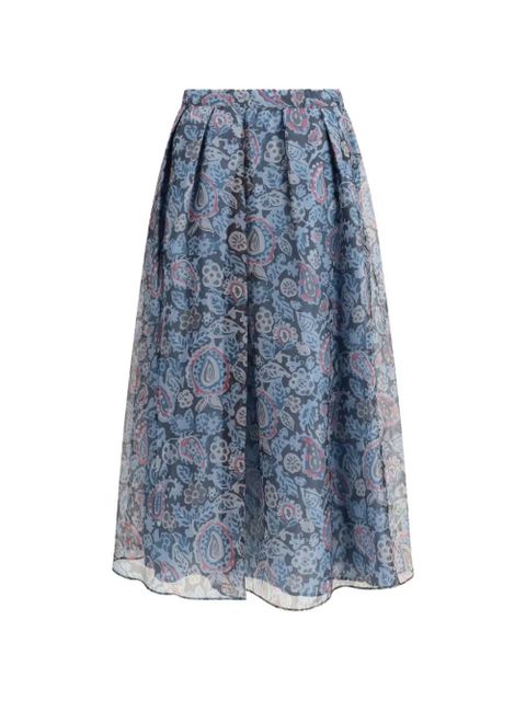 Weekend Max Mara paisley-print skirt - Blue - zdjęcie produktu nr 1