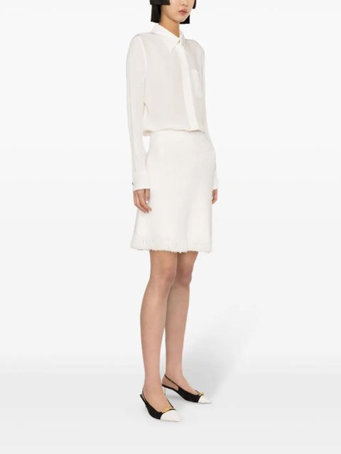 Lanvin silk crepe de chine shirt - White