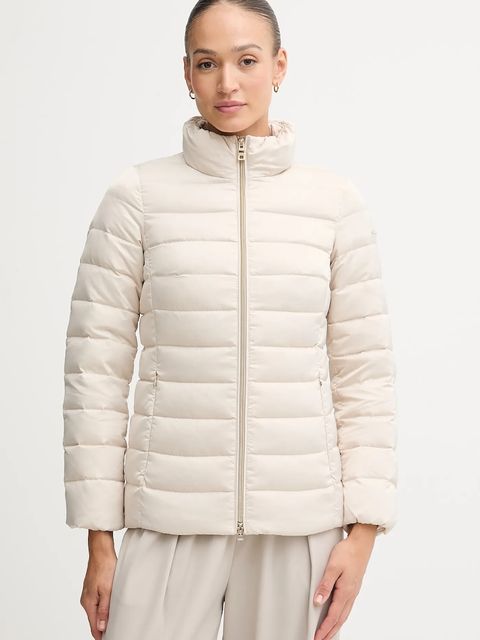 Geox kurtka puchowa BETTANIE kolor beżowy zimowa W5626T T3122 - zdjęcie produktu nr 2