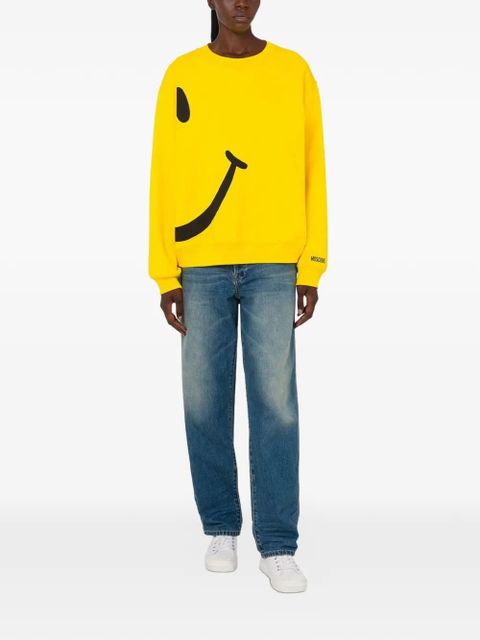 Moschino x Smiley smiley-print sweatshirt - Yellow - zdjęcie produktu nr 2