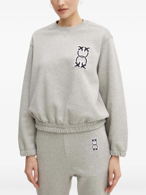 PINKO logo-patch sweatshirt - Grey - zdjęcie produktu nr 1