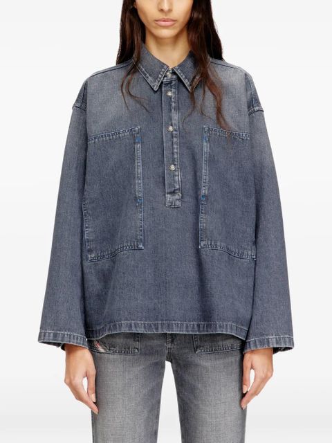 Diesel De-Priss denim blouse - Grey