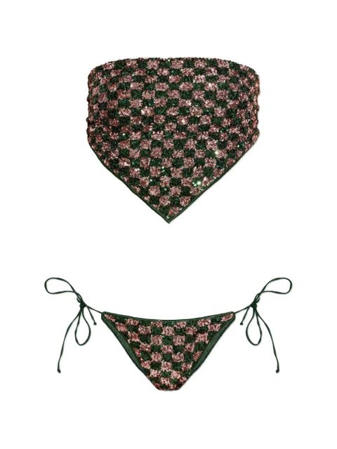 Oséree sequin bikini - Green - zdjęcie produktu nr 1