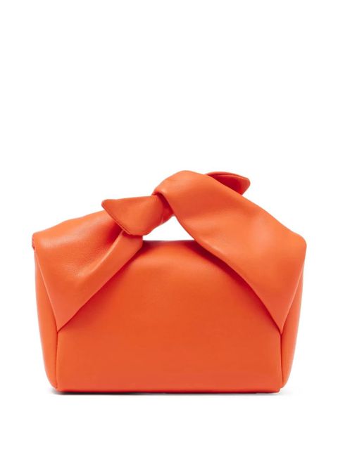 JW Anderson medium Bow Twister tote bag - Orange