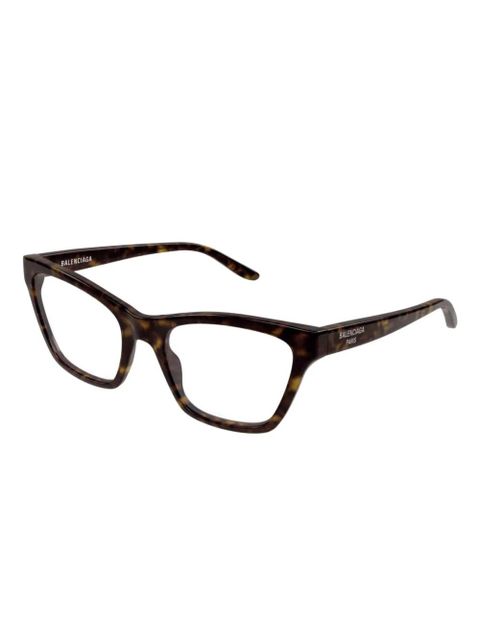 Balenciaga Eyewear square-frame glasses - Brown - zdjęcie produktu nr 2