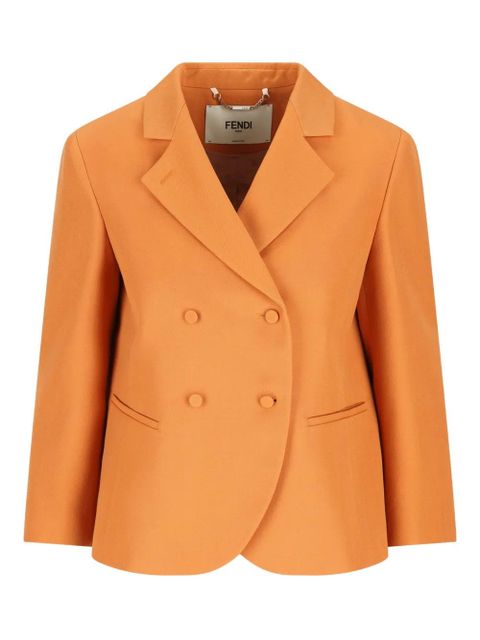 FENDI double-breasted blazer - Orange - zdjęcie produktu nr 1