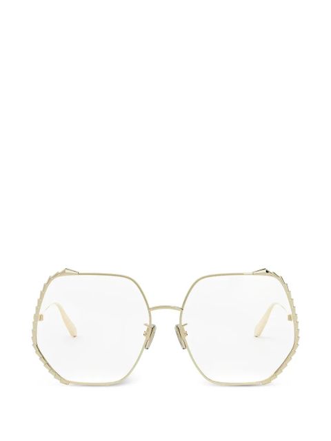 Bvlgari geometric embellished frames - Gold - zdjęcie produktu nr 1