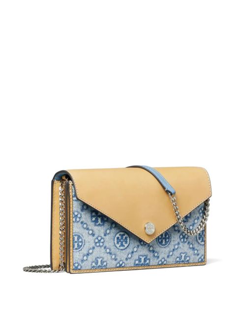 Tory Burch T monogram cross body bag - Blue