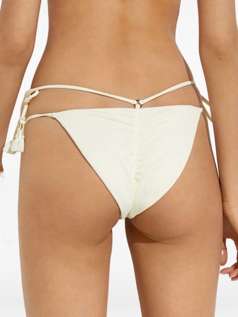 Agua By Agua Bendita Portola tie bikini bottoms - White