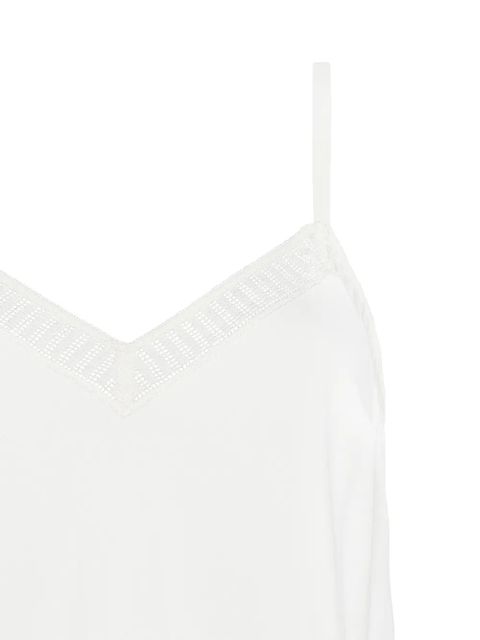 ERES Sandra Graphic V-neck camisole - White