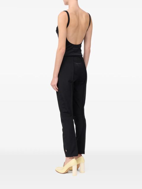 MM6 Maison Margiela seam-detail trousers - Black