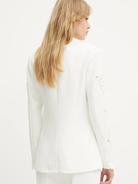 Morgan marynarka kolor biały jednorzędowa gładka VAPLI - zdjęcie produktu nr 2