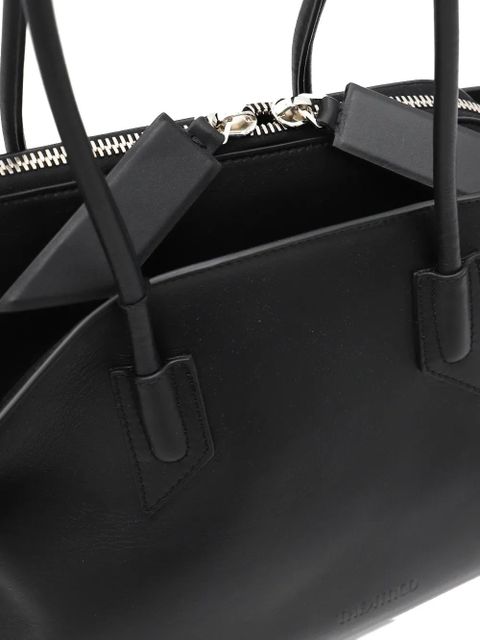 The Attico medium La Passeggiata leather shoulder bag - Black - zdjęcie produktu nr 2