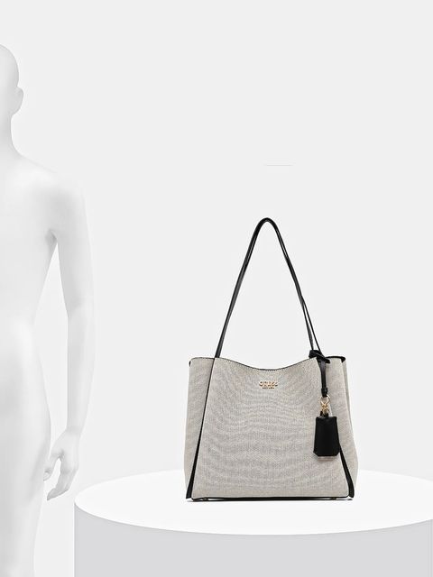 Guess torebka NICOLETTE kolor beżowy HWAG96 62230