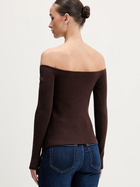 Abercrombie & Fitch sweter damski kolor brązowy KI150-5429-480