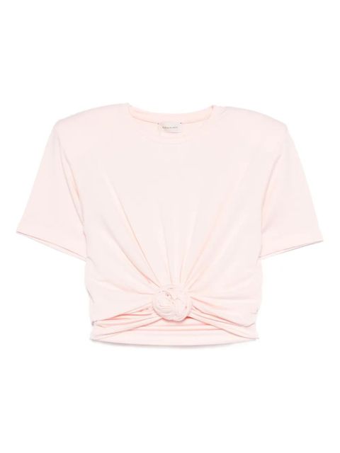 Magda Butrym knotted T-shirt - Pink - zdjęcie produktu nr 1