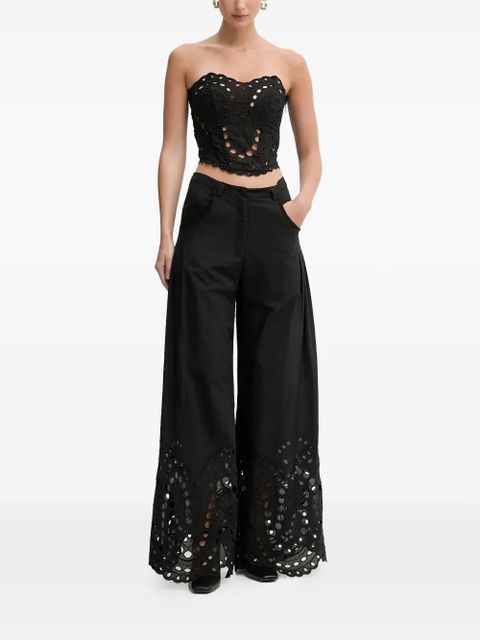 Charo Ruiz Ibiza Kai cutout strapless top - Black - zdjęcie produktu nr 2