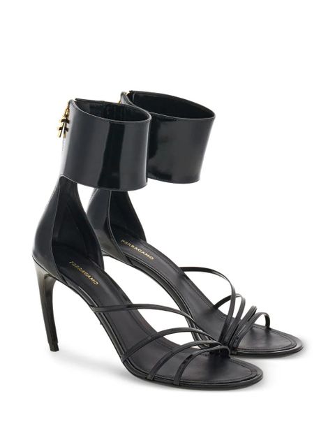 Ferragamo curved-heel sandals - Black - zdjęcie produktu nr 2