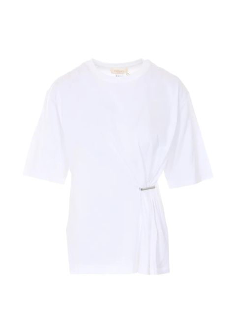 TWINSET plaque ruffle T-shirt - White - zdjęcie produktu nr 1