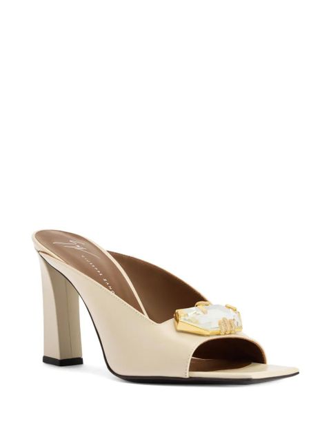 Giuseppe Zanotti Gz Mya Iside square-toe sandals - Neutrals - zdjęcie produktu nr 2