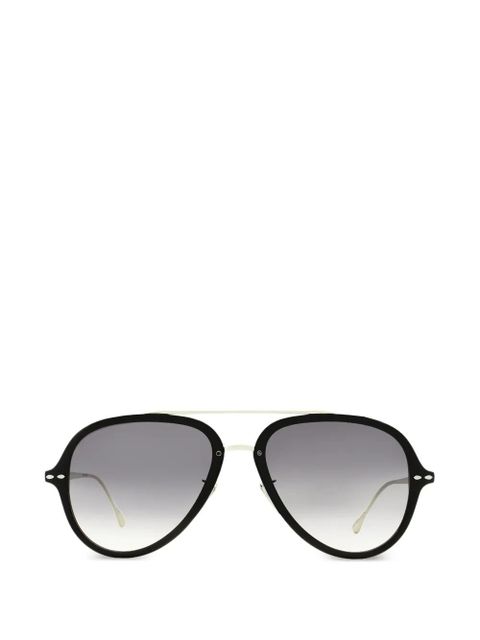 Isabel Marant Eyewear Kamille pilot-frame sunglasses - Black - zdjęcie produktu nr 1