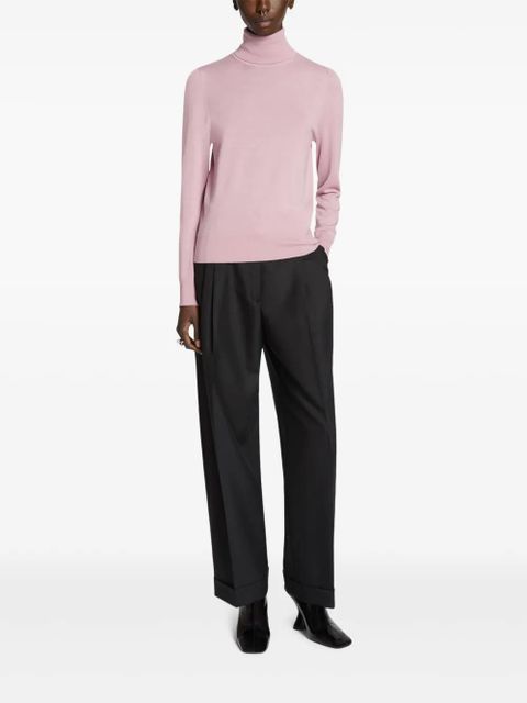 DRIES VAN NOTEN pleated wool trousers - Black - zdjęcie produktu nr 2