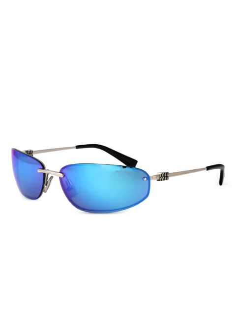 Miu Miu Eyewear cat-eye tinted sunglasses - Silver