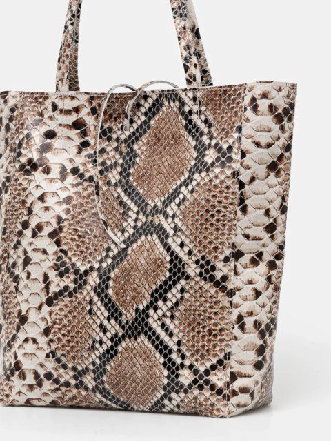 Answear.LAB torebka skórzana kolor szary