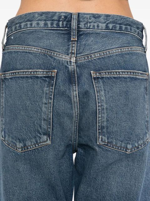 AGOLDE 90'S Crop straight-leg jeans - Blue