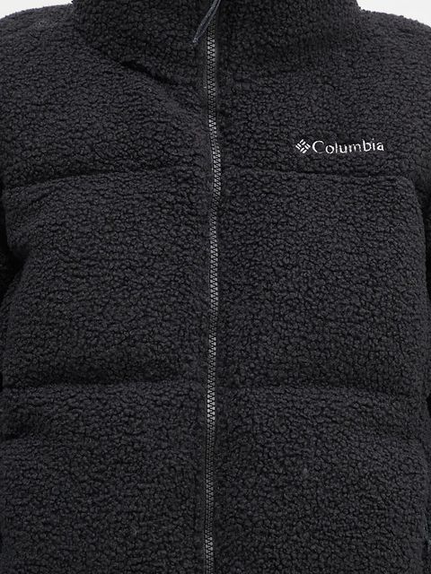 Columbia kurtka Puffect Sherpa damska kolor czarny zimowa oversize 2089231 - zdjęcie produktu nr 2