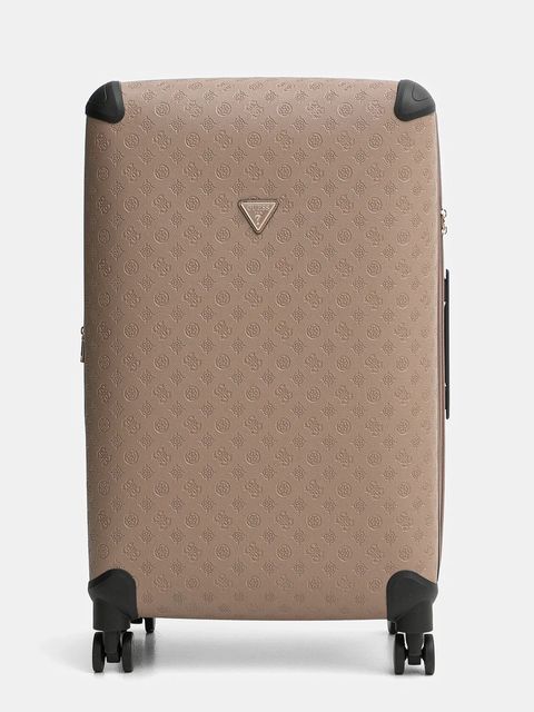 Guess walizka WILDER LARGE kolor brązowy TWDP74 52988